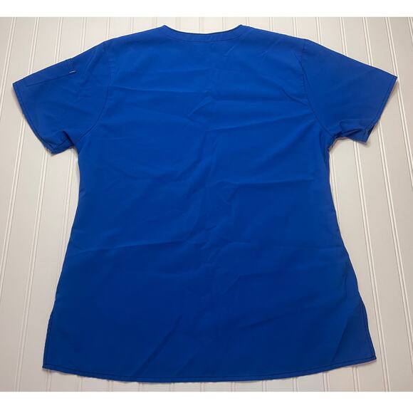 Carhartt Force Royal Blue Scrub Top Nurse Medical - Size Women's Medium - Picture 7 of 8